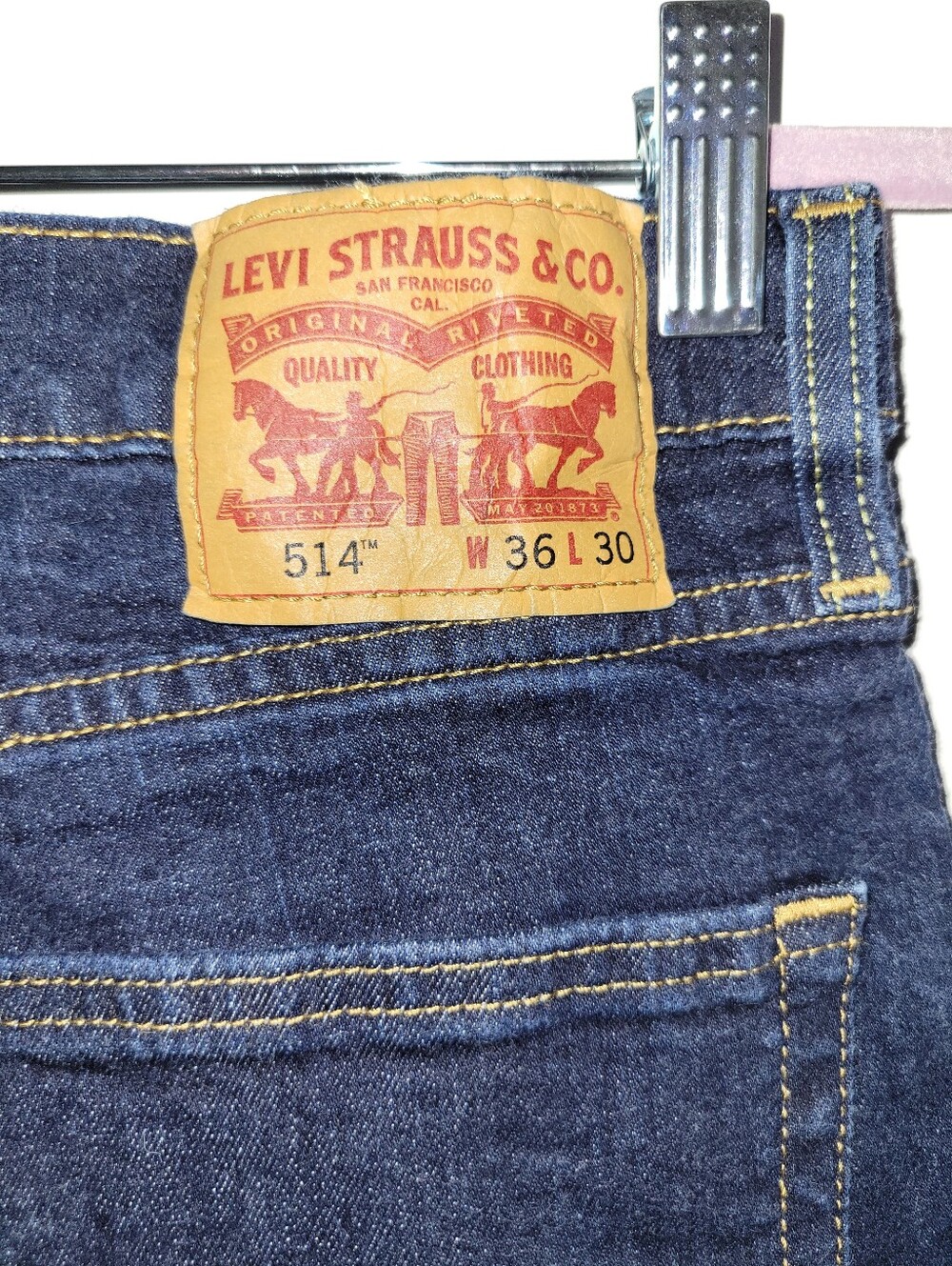 Levi's Men's 514 Straight Fit Jeans - Dark Blue